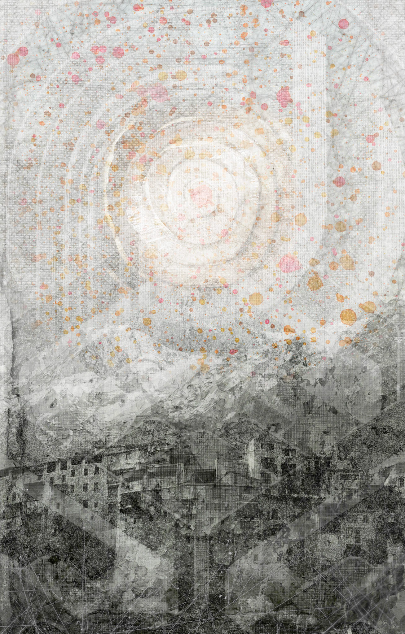 Emergence Series, 2019, digital collage, 13" x 20"