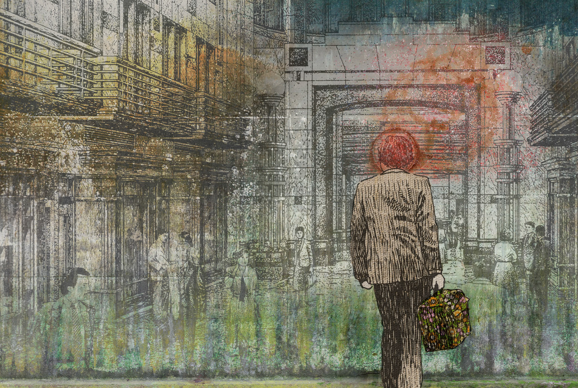 Series 14: Quartet Pounder 2020, 33" x 22"