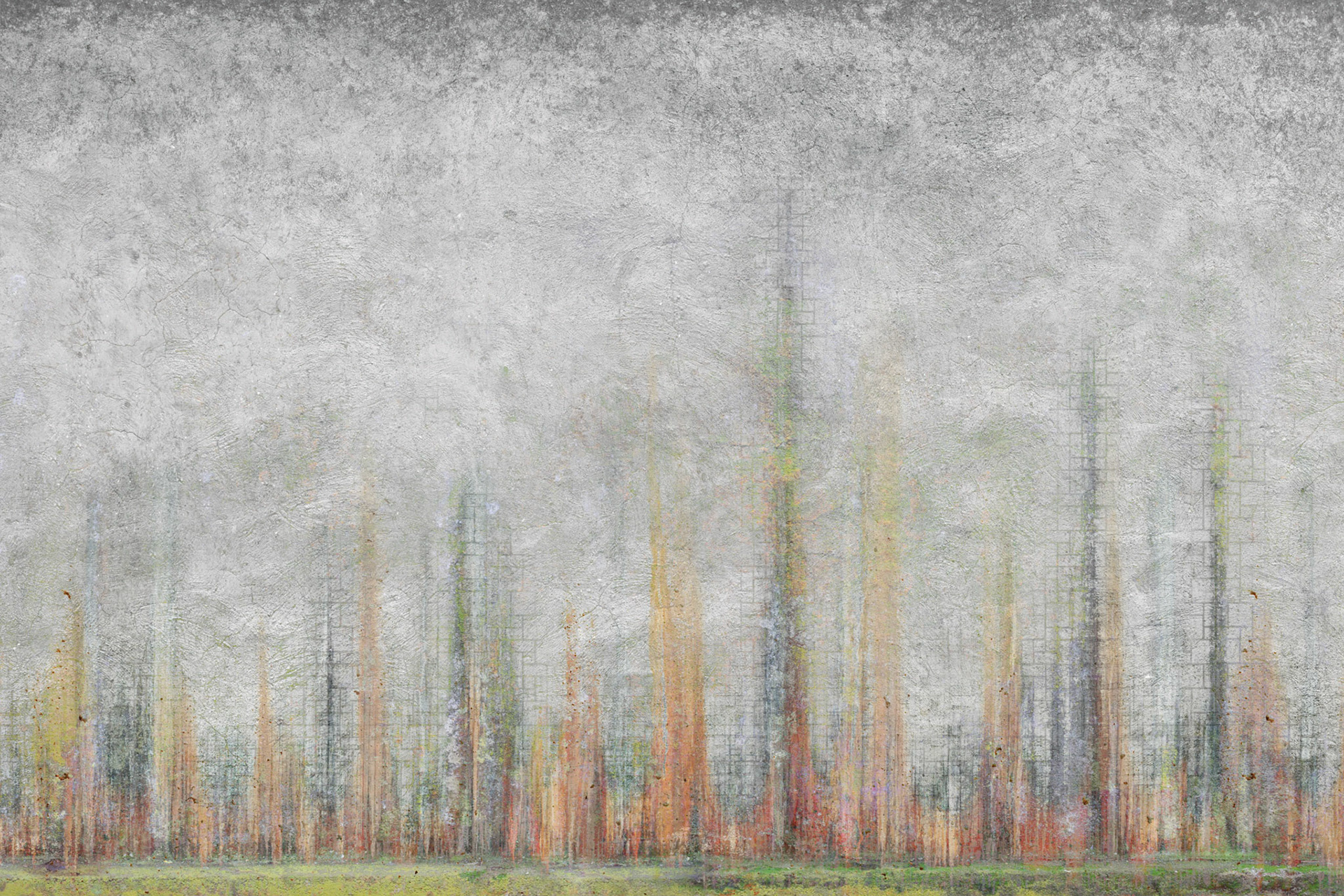 Series 12: Abstract Landscapes 01, 2020, digital collage, 38" x 25"