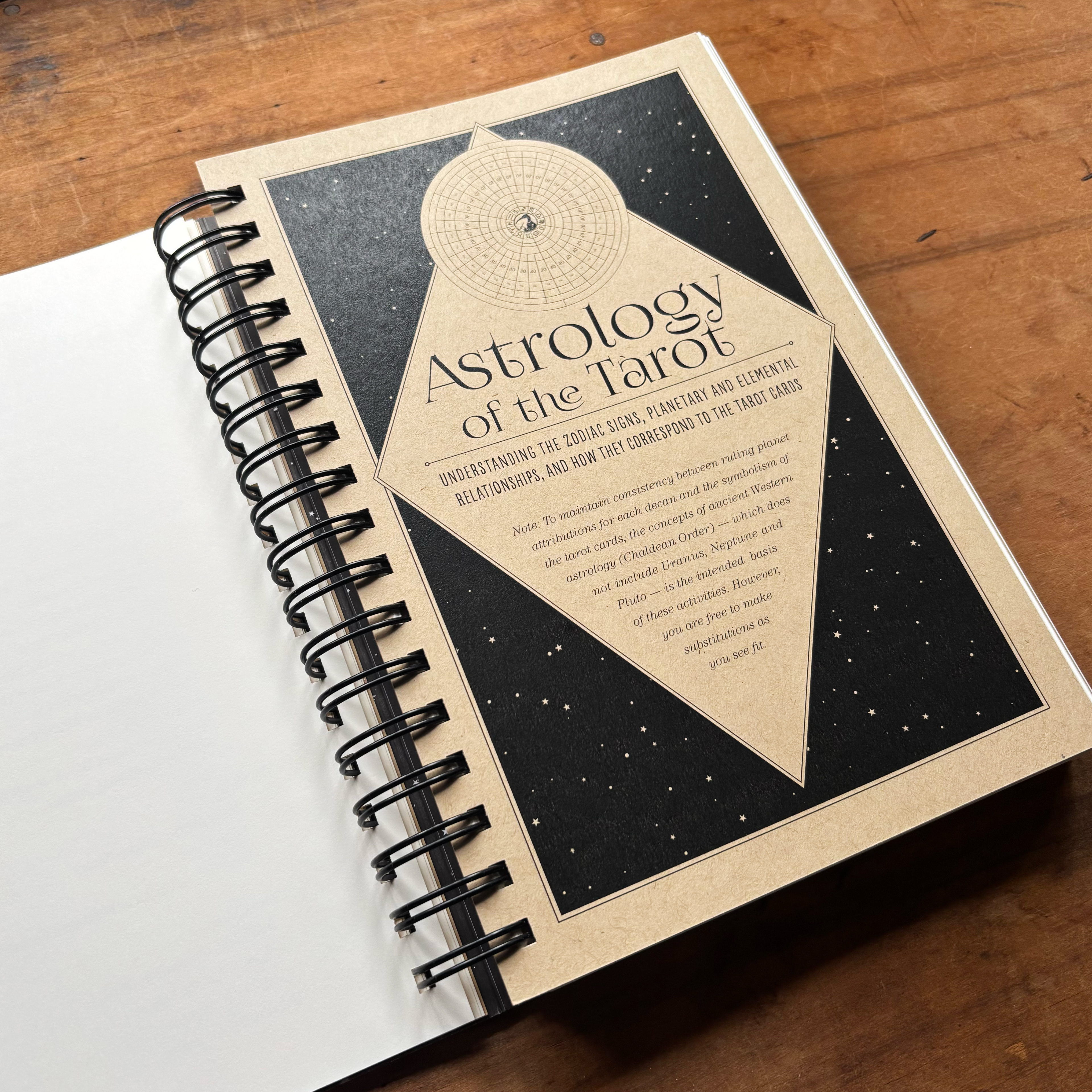 The Great Work Book Astrology of the Tarot divider/title page 