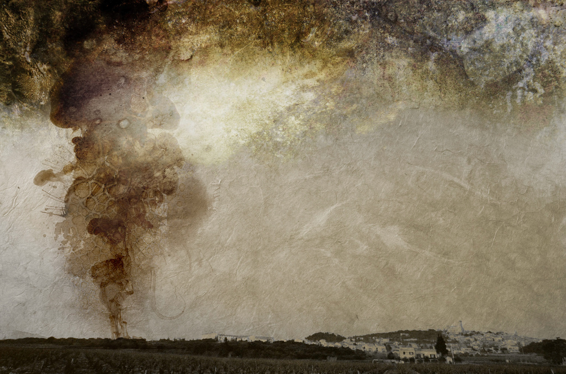 Digital Painting/Collage, 13" x 8.5", Copyright © 2008 M Fortune.  All rights reserved.