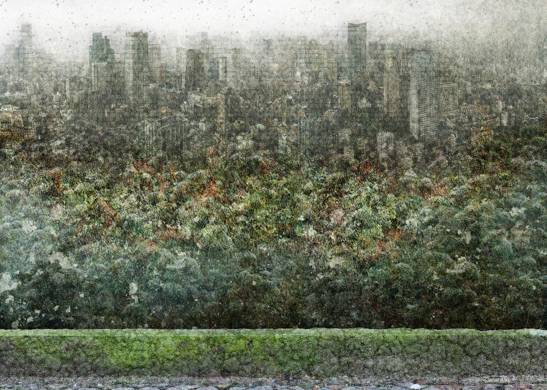 Series 11: Of Mu, 2019, digital collage, 33" x 23"