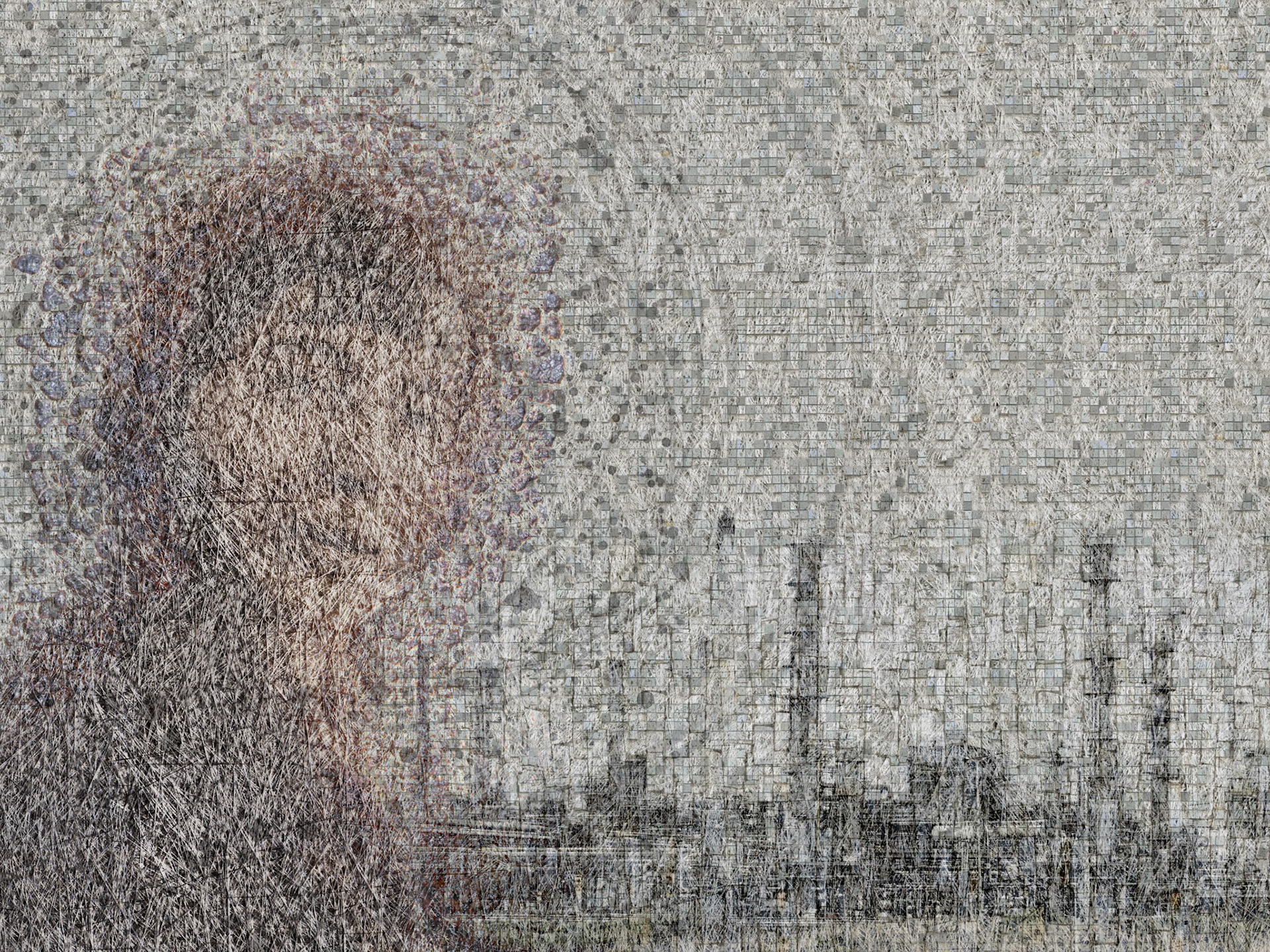 Series 11: Of Mu, 2019, digital collage, 40" x 30"