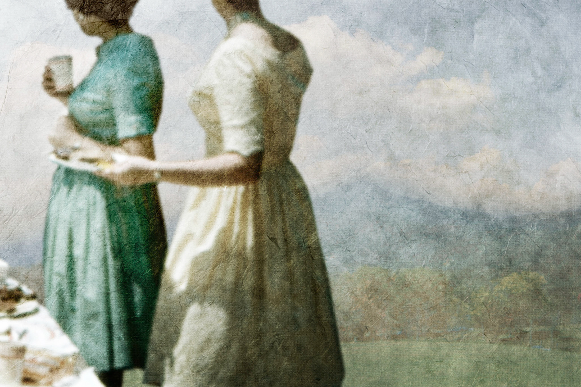 Digital Painting/Collage, 13" x 8.5", Copyright © 2009 M Fortune.  All rights reserved.