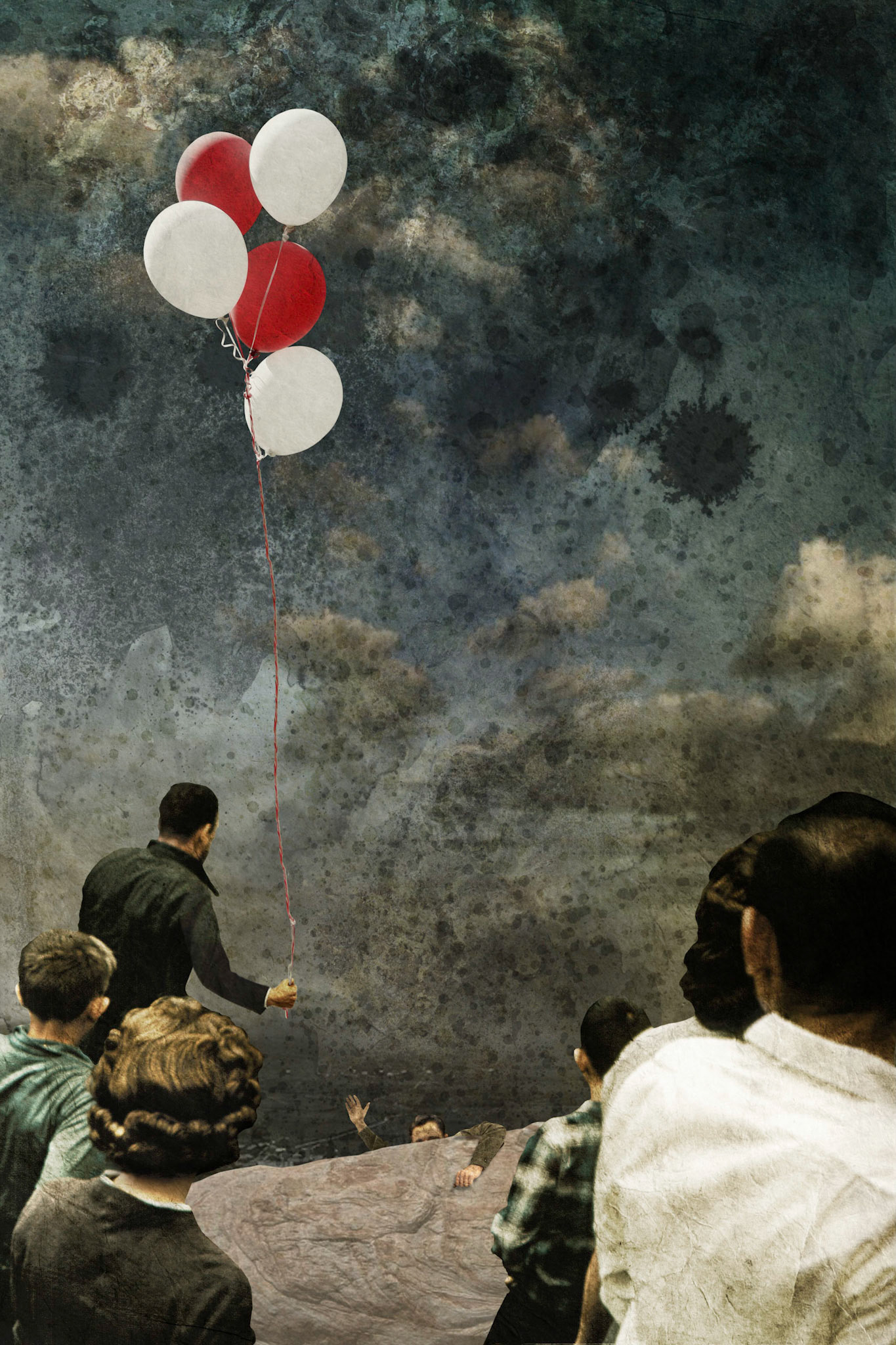 Digital Painting/Collage, 13" x 8.5", Copyright © 2009 M Fortune.  All rights reserved.