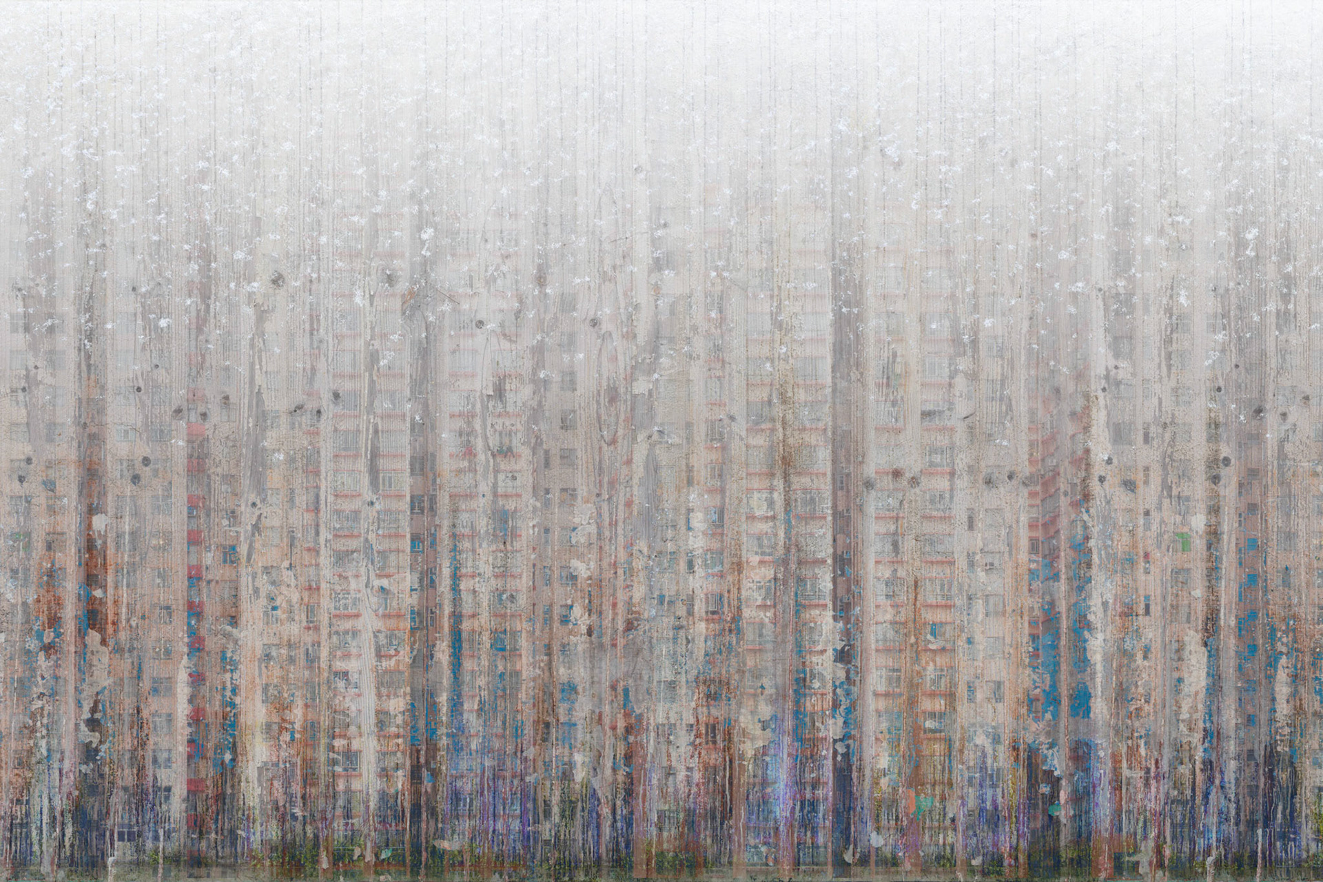 Series 12: Abstract Landscapes 01, 2020, digital collage, 38" x 25"