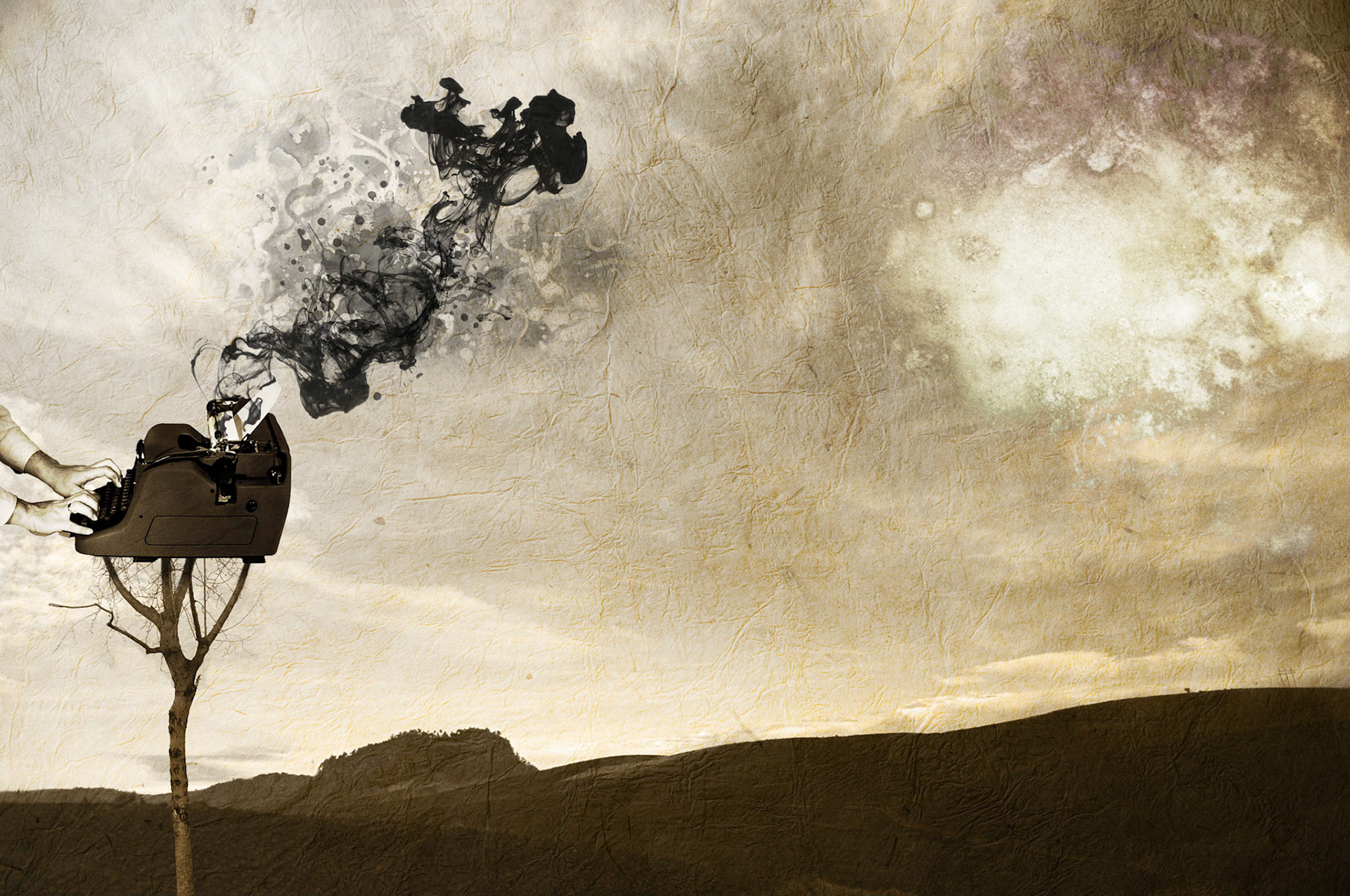 Digital Painting/Collage, 13" x 8.5", Copyright © 2009 M Fortune.  All rights reserved.