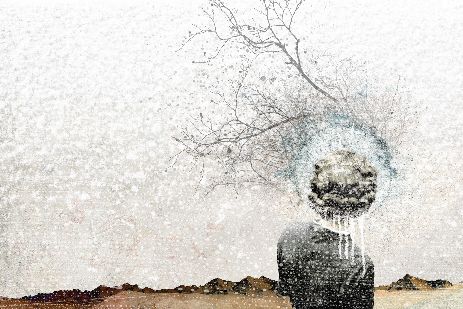 Emergence Series, 2011, digital collage, 38" x 25"