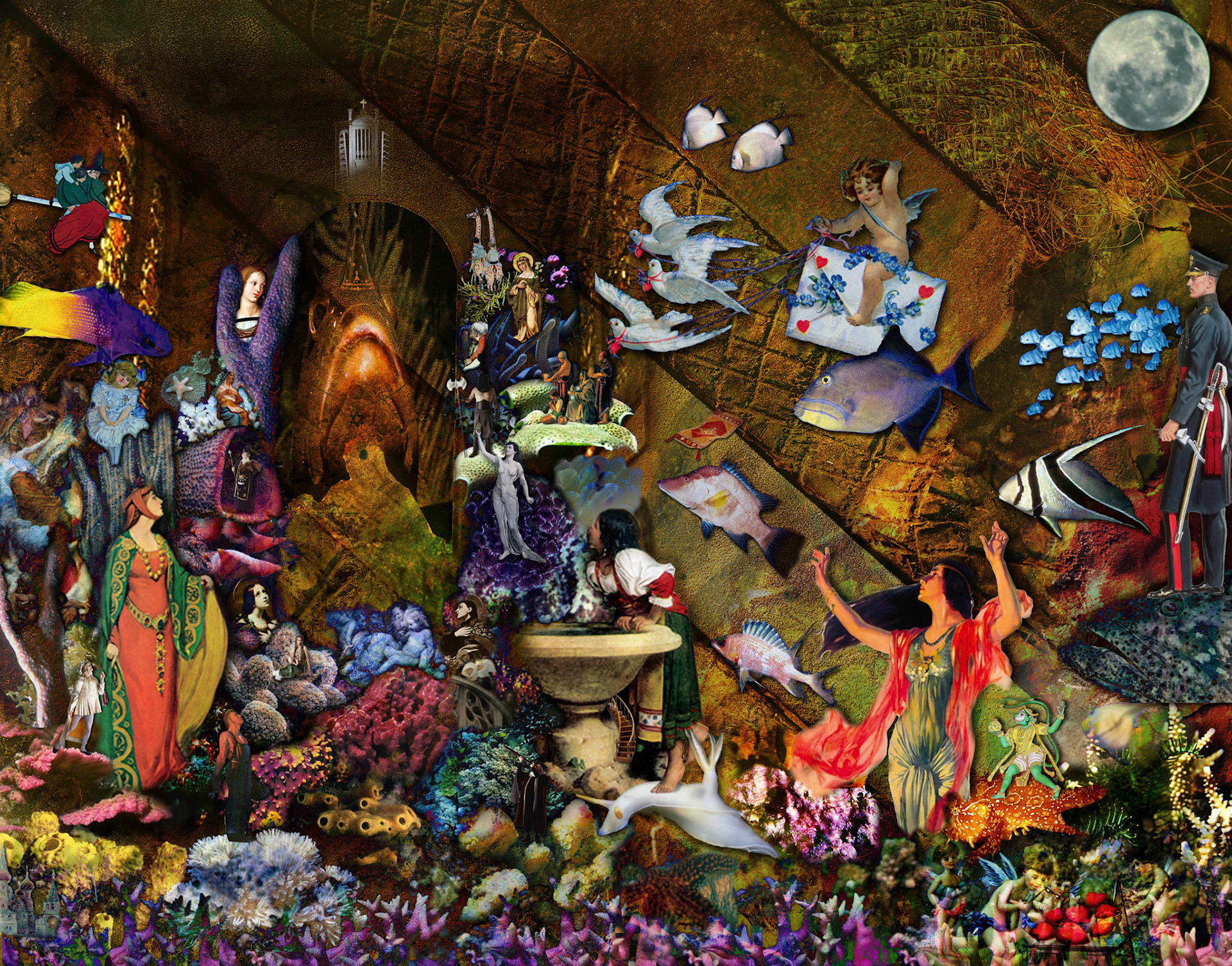 9" x 12", Digital Painting, Copyright © 2000 M Fortune.  All rights reserved.  This work is not for sale.