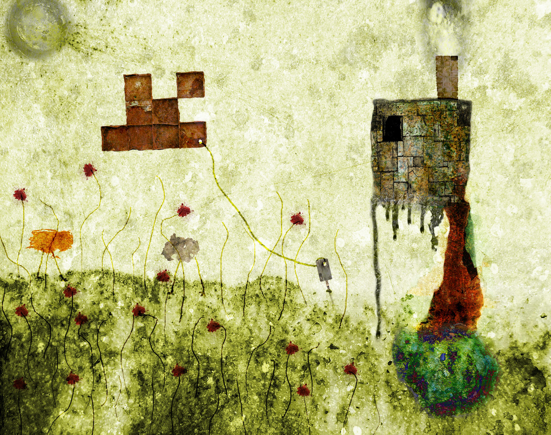 7" x 5.5", Digital Painting, Copyright © 2008 M Fortune.  All rights reserved.