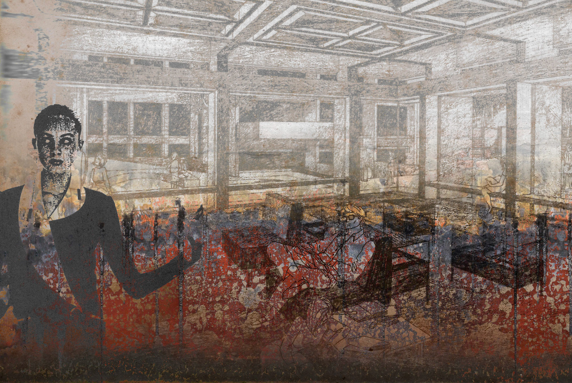 Series 14: Quartet Pounder 2020, 33" x 22"