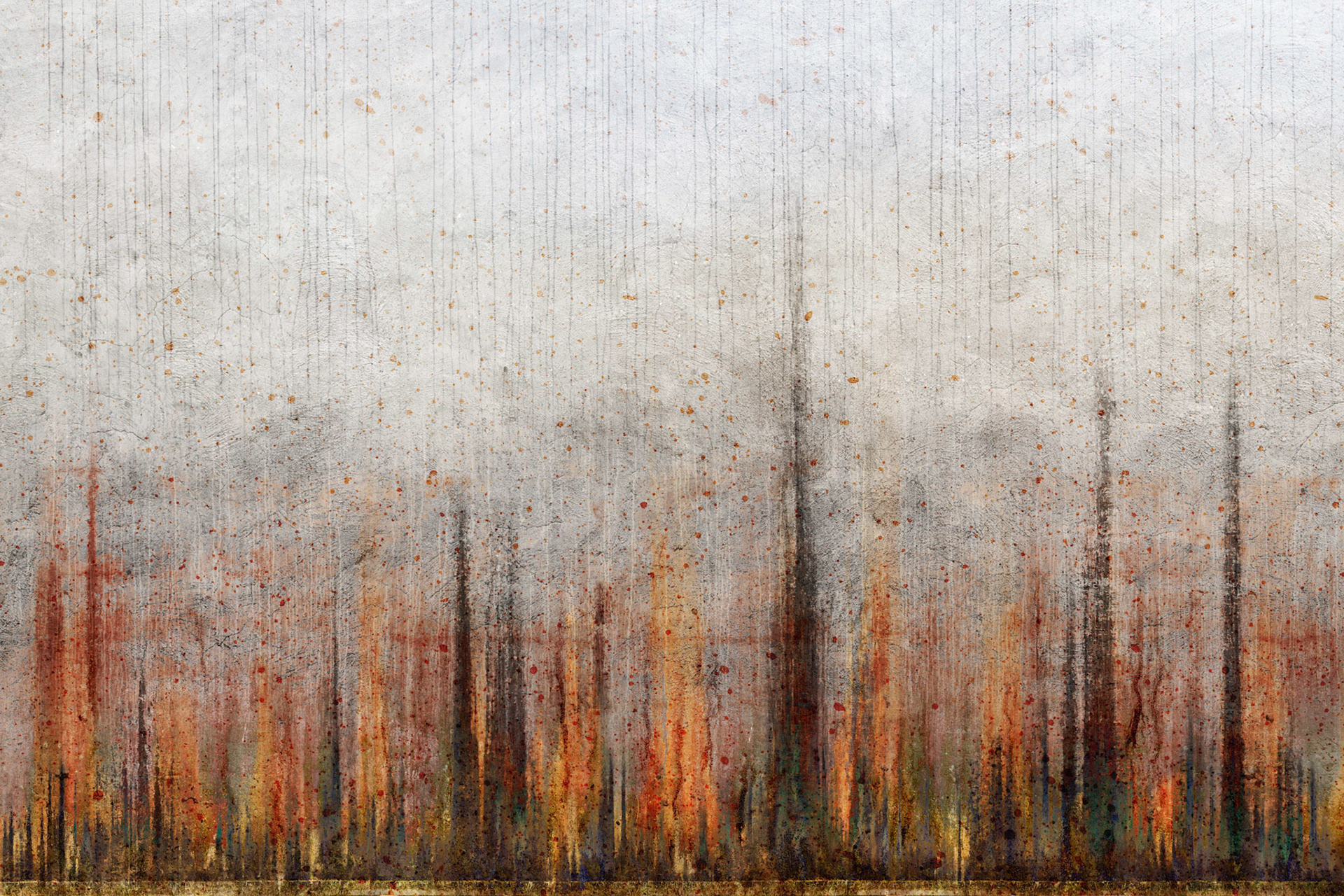 Series 12: Abstract Landscapes 01, 2020, digital collage, 38" x 25"