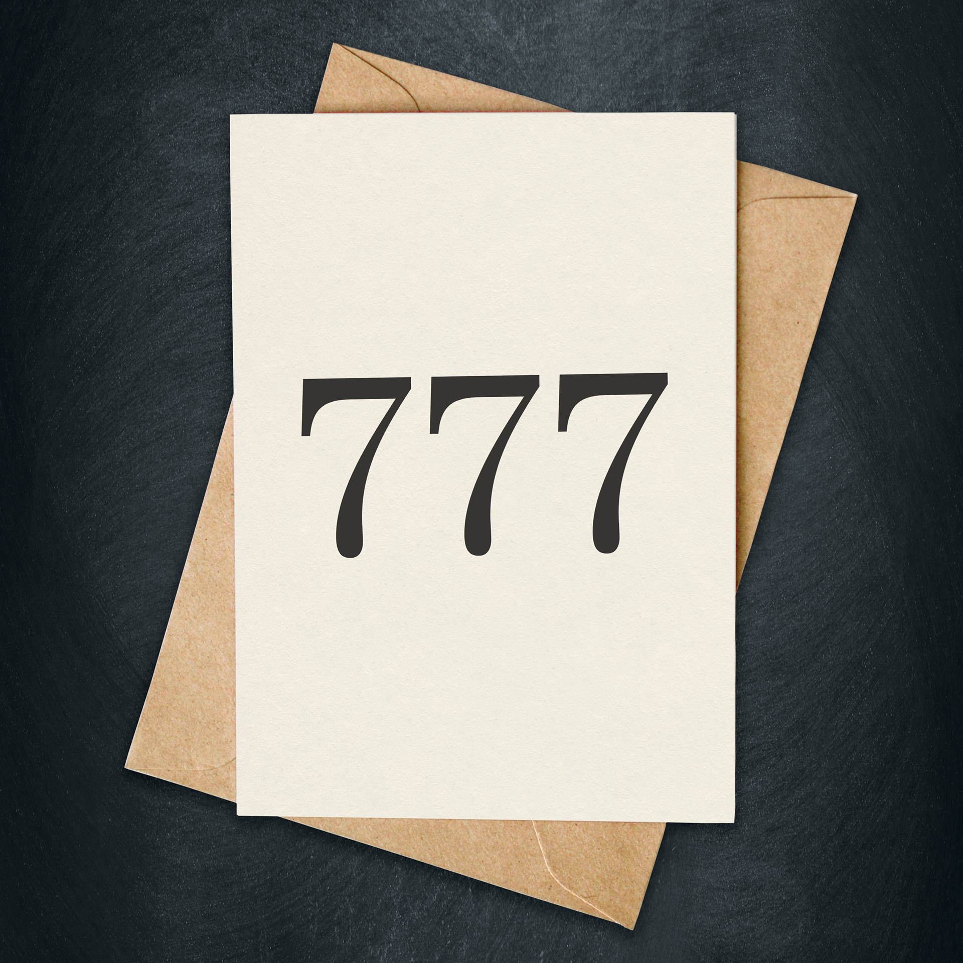777 Note Card