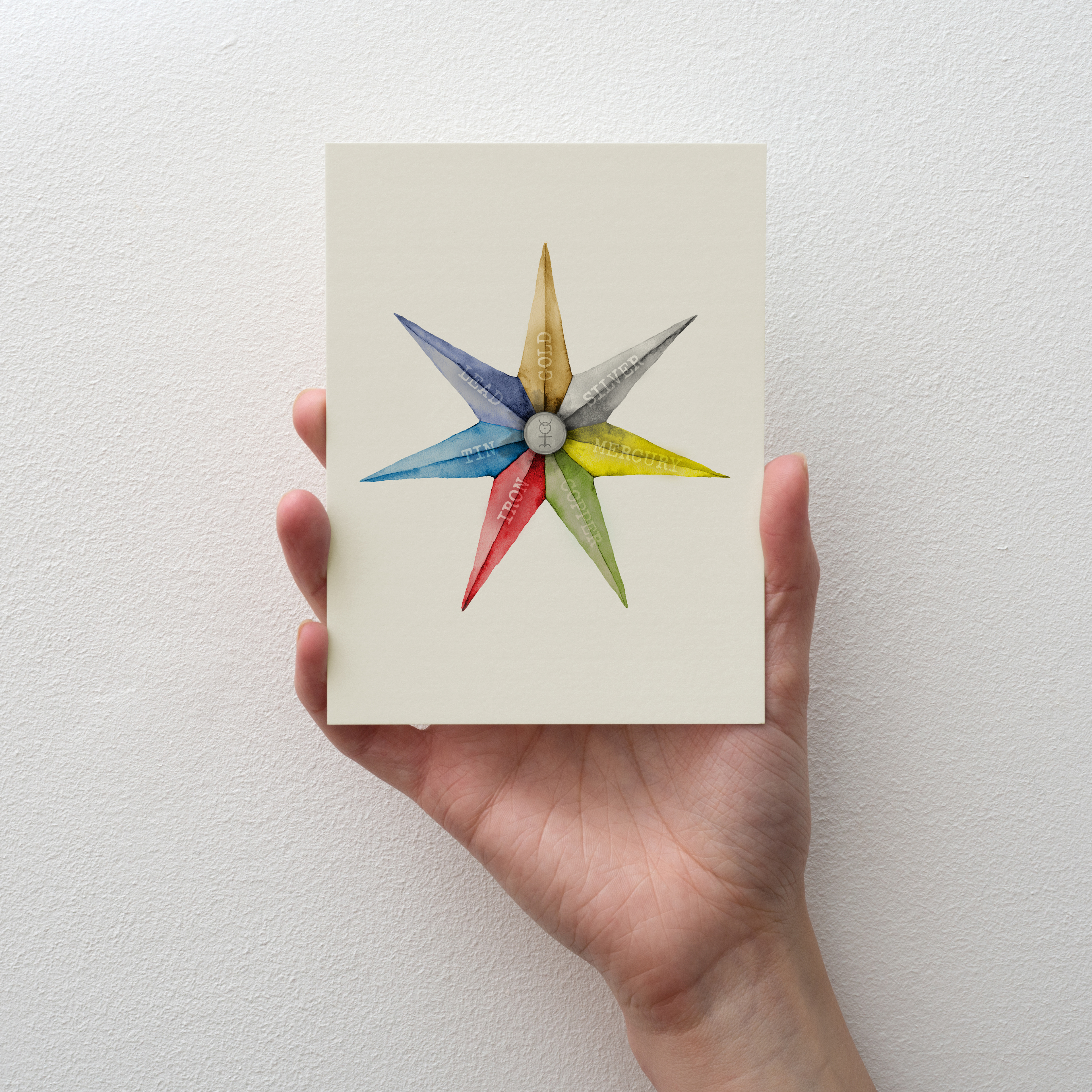 Alchemy Notecard in color