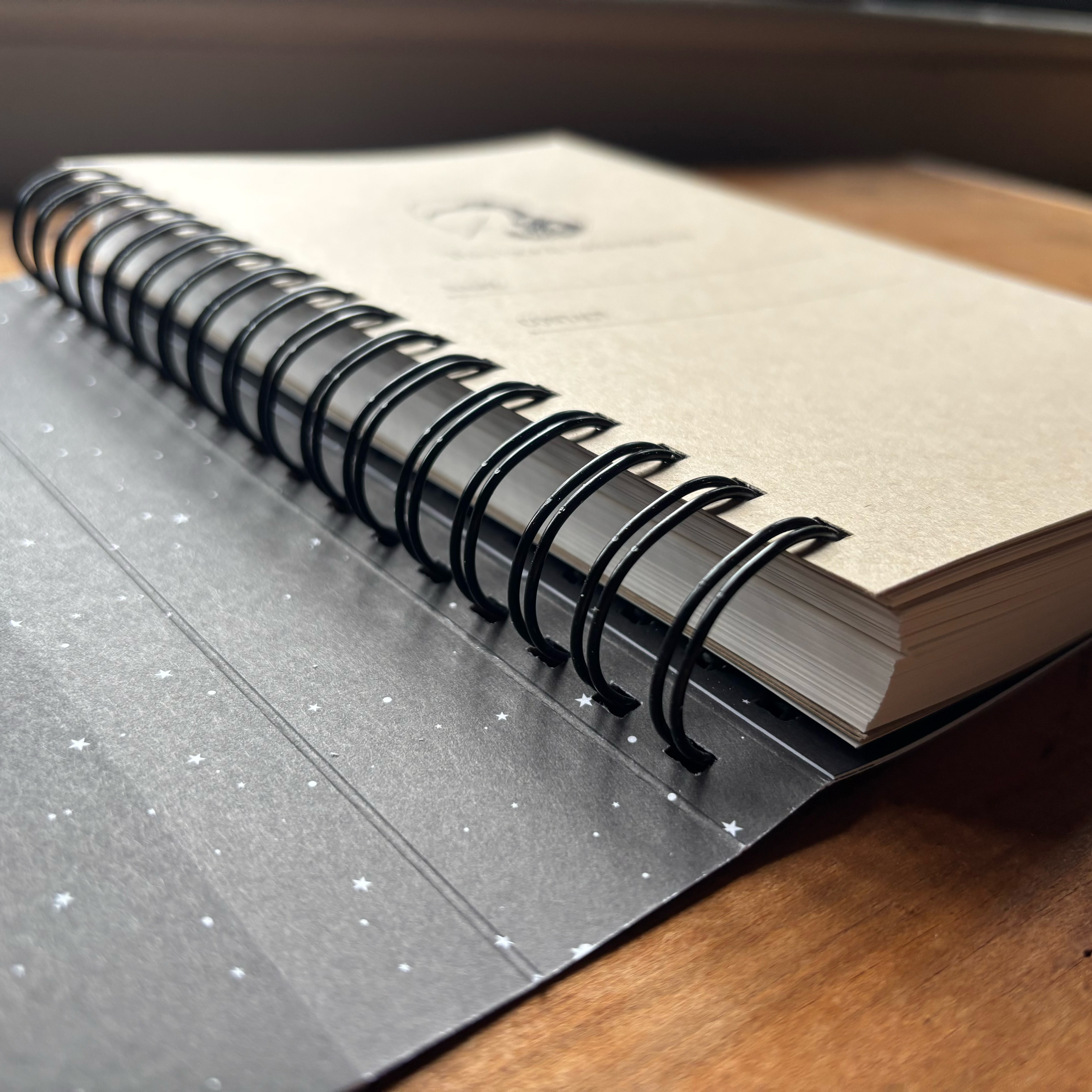 The Great Work Book inside front cover binding