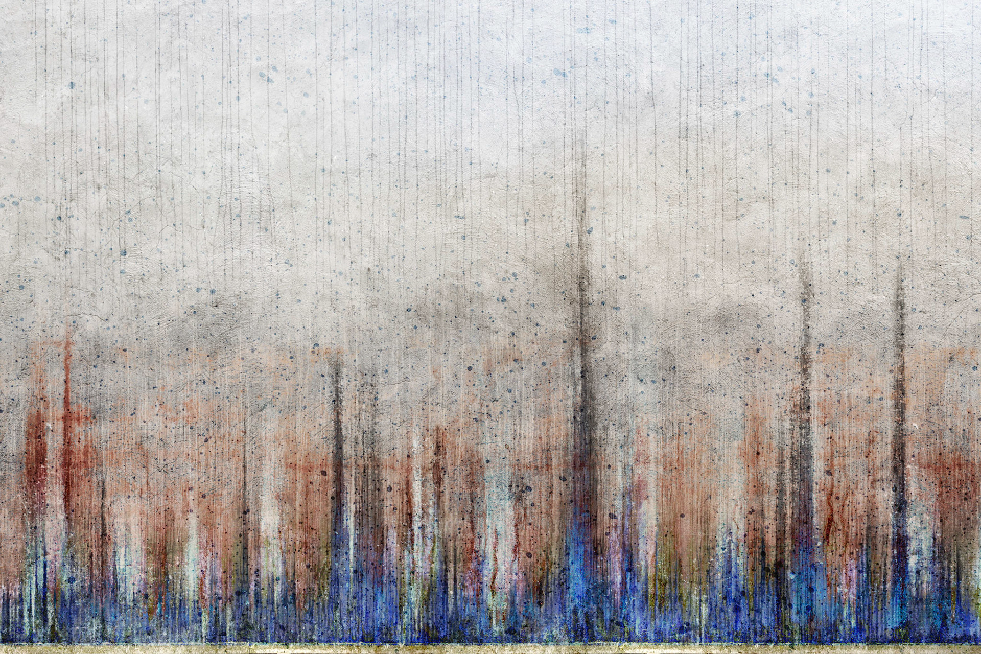 Series 12: Abstract Landscapes 01, 2020, digital collage, 38" x 25"