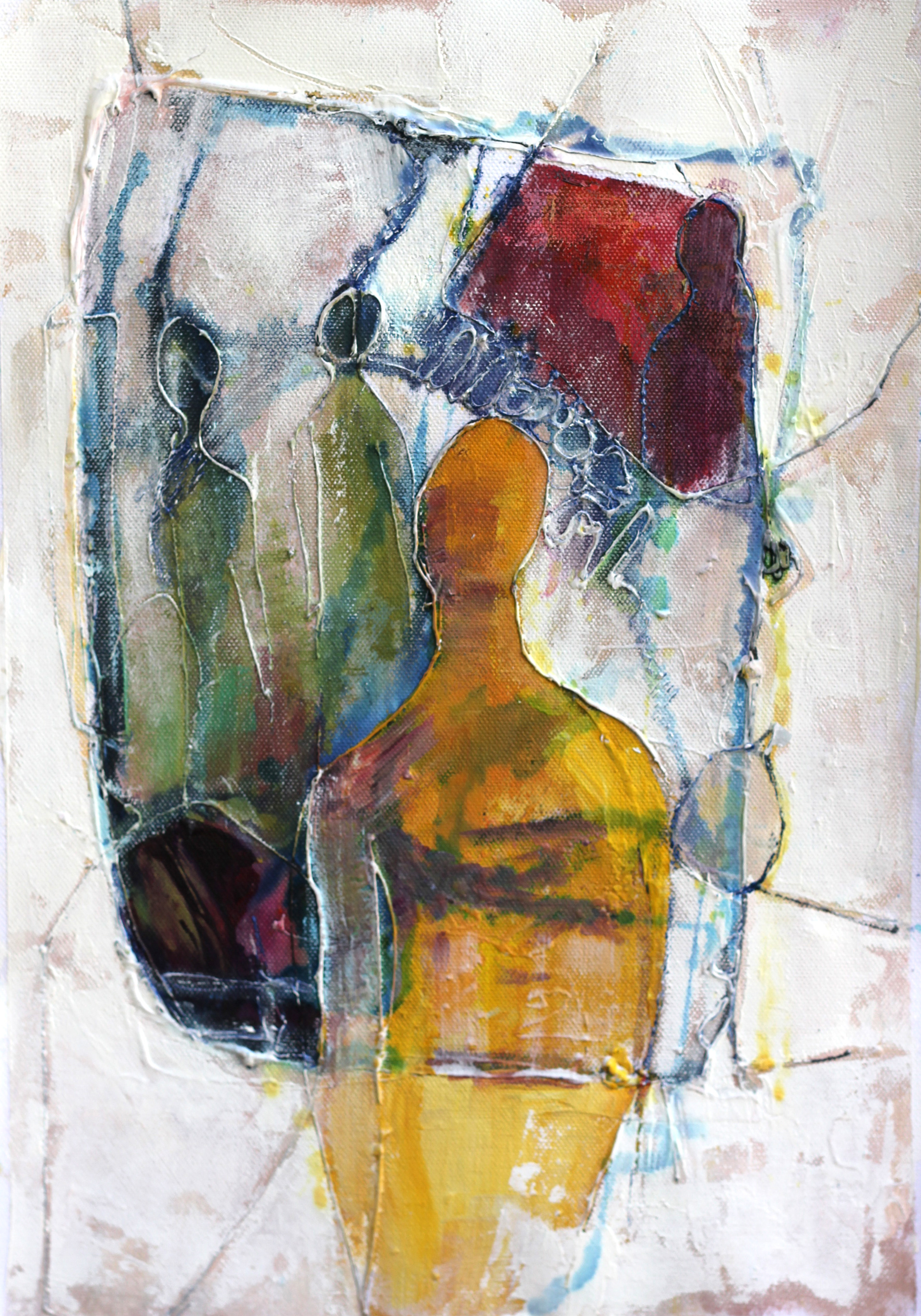 Mon prochain - 30 x 40 cm - Huile sur toile