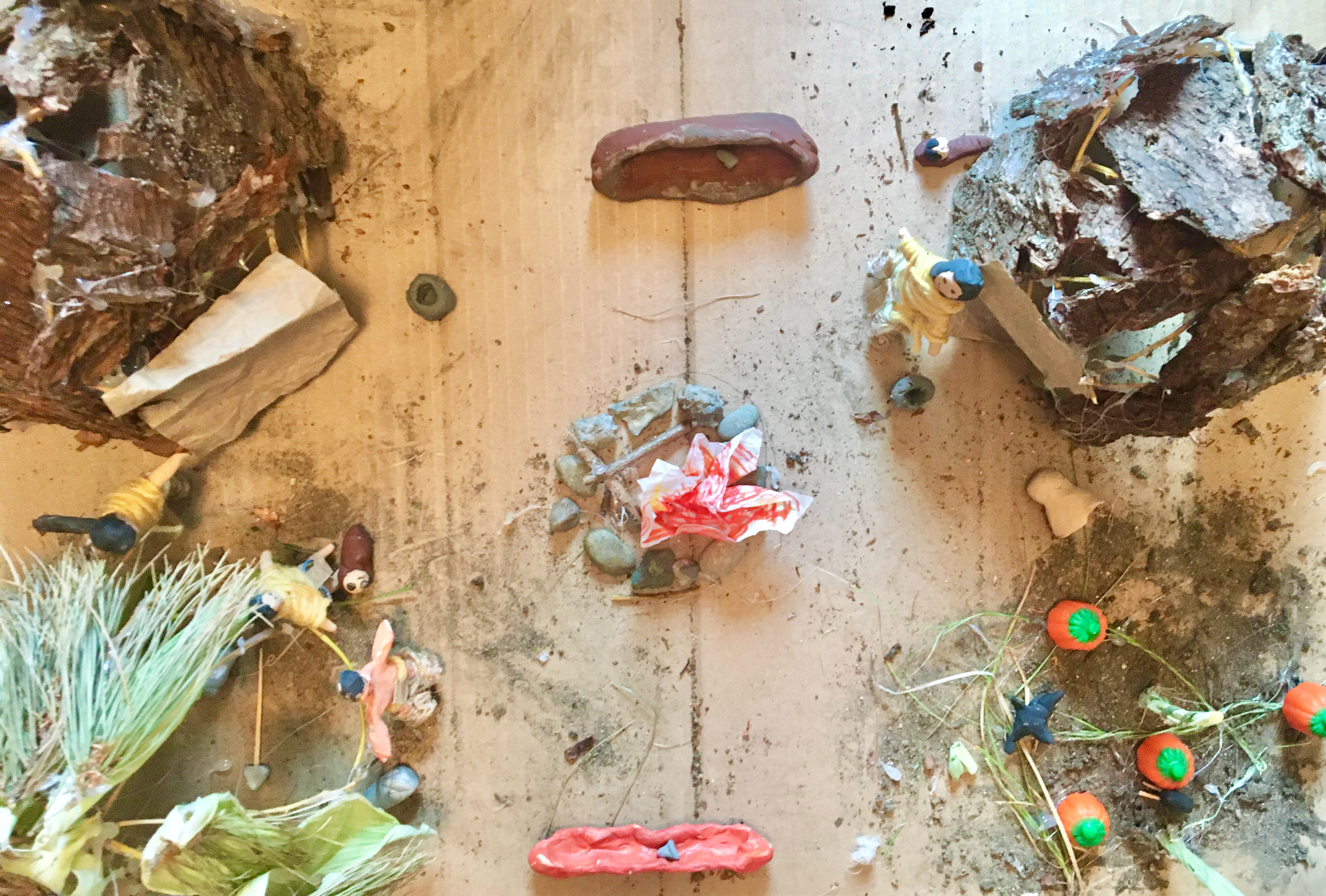 overhead view