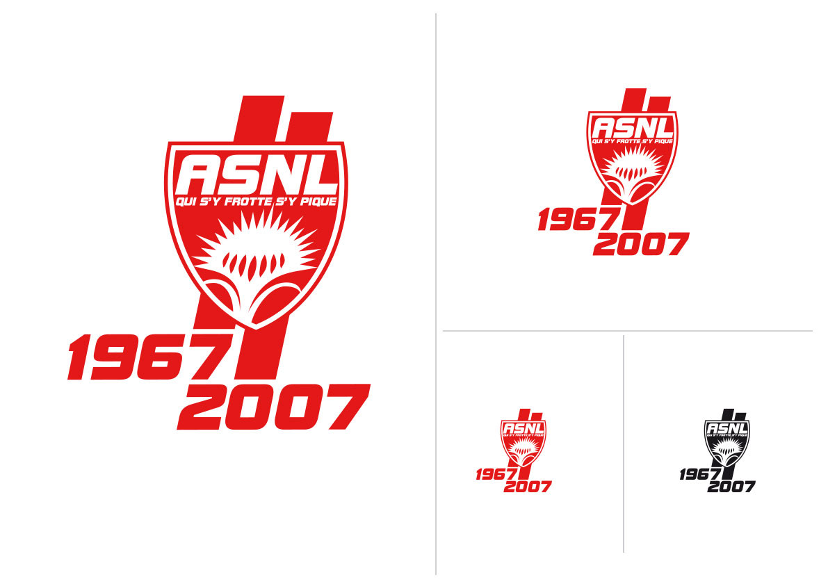 2007 - Logo anniversaire pour les 40 ans du club au chardon rouge