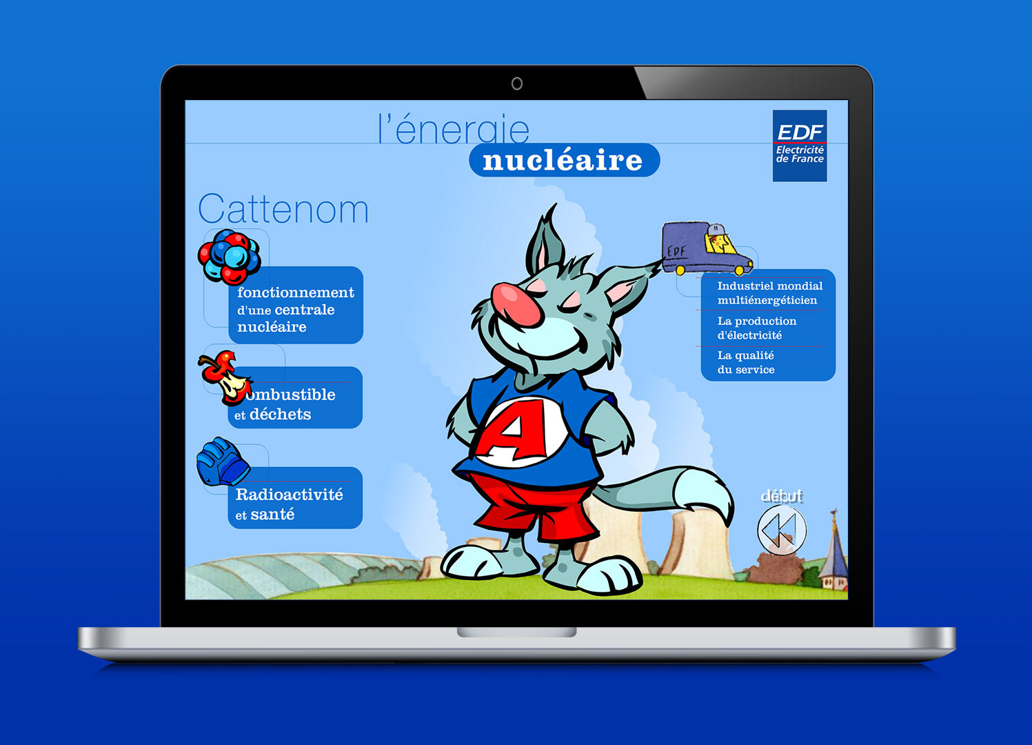 CHEF DE PROJET DIGITAL & DIRECTION ARTISTIQUE : FRANCIS MESLET - © EDF-CATENOM / BBCOM : ILLUSTRATIONS : P. GOBERT, C. ARNOULD, F. MESLET.