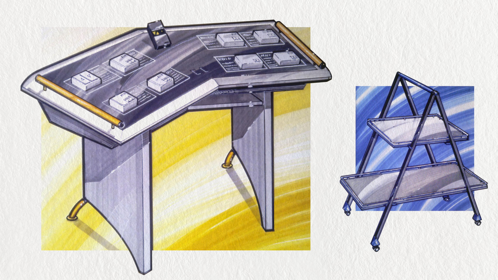CONSOLE DE COMMANDE - SOMFY / TABLE PLIANTE