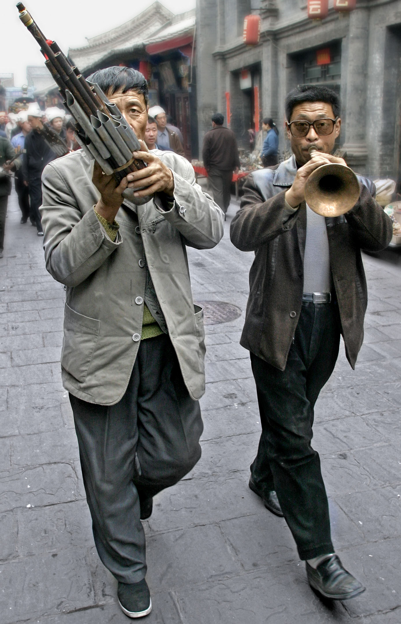 Funeral procession, Pingyao, Shanxi, China