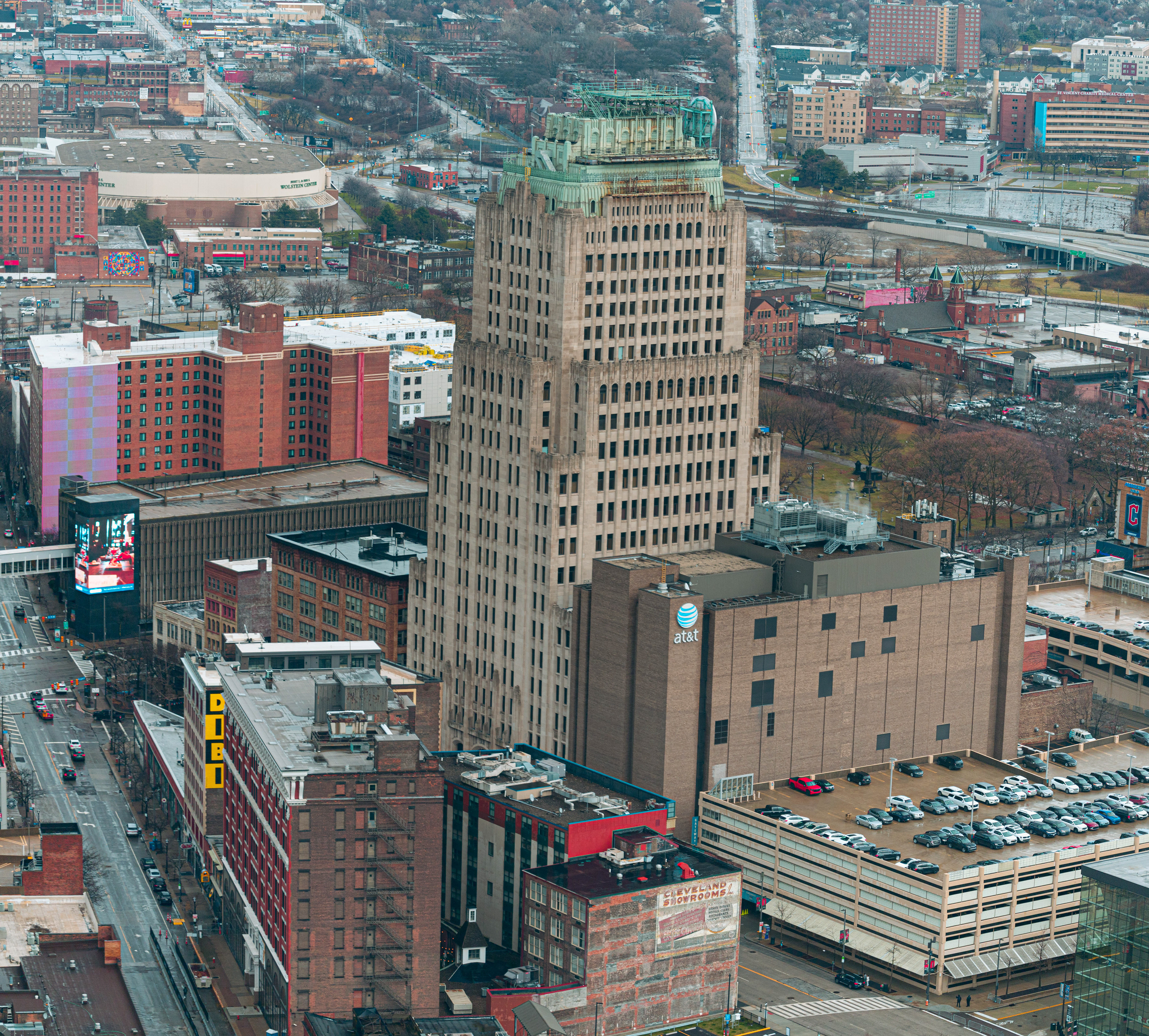 Downton Cleveland from Tower City Observation Deck