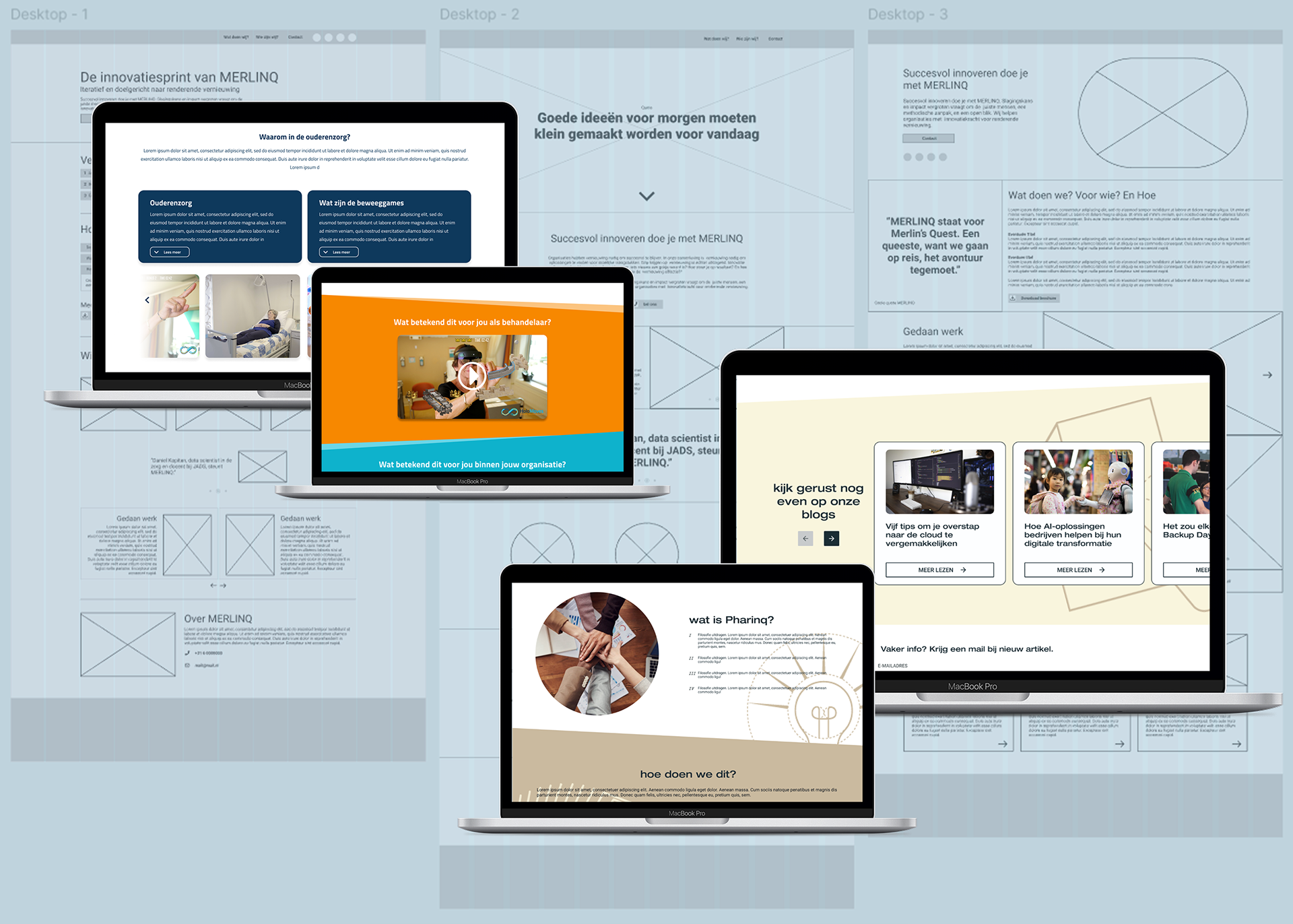 Freelance UX/UI werk voor verschillende bedrijven en particulieren