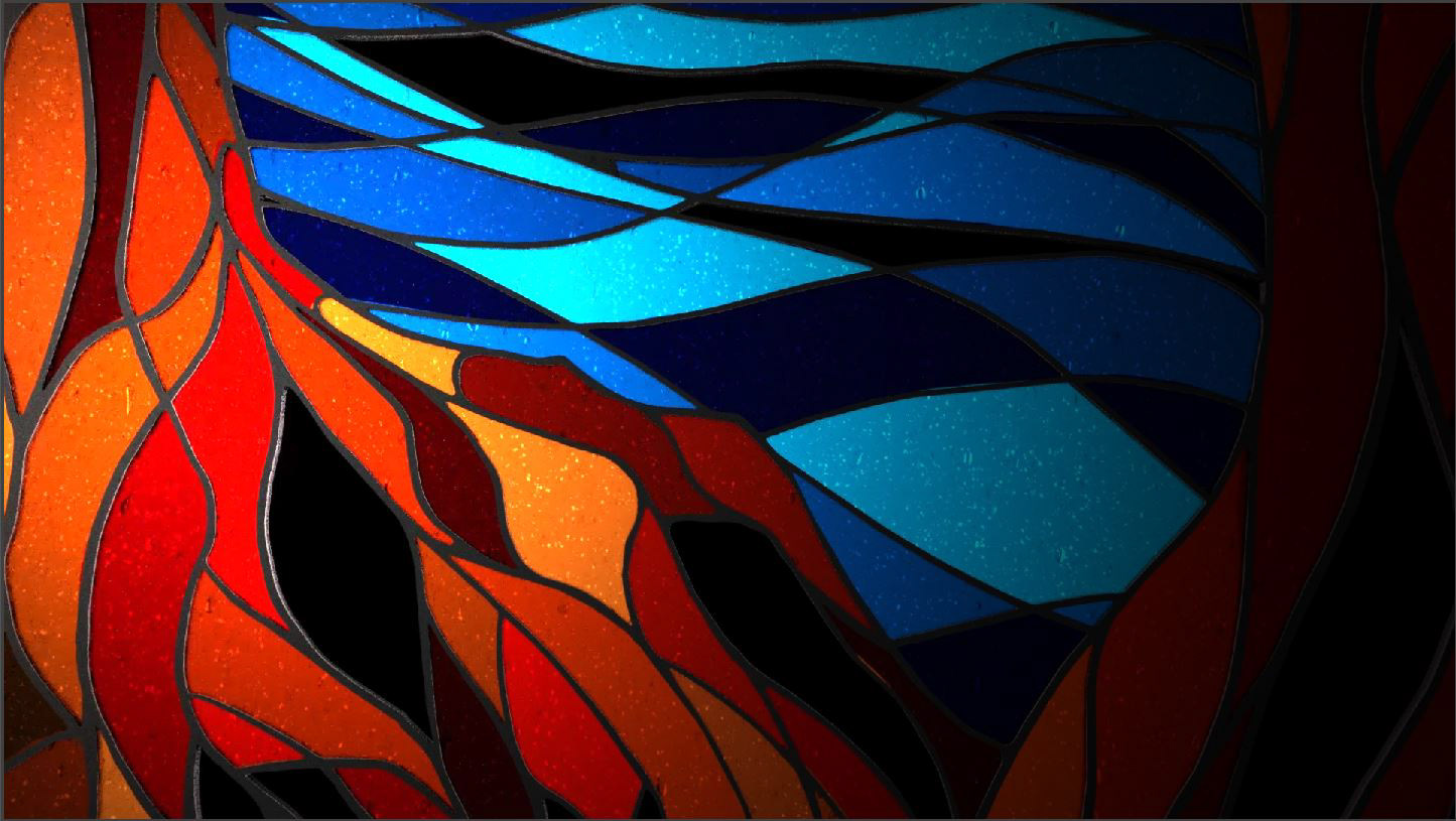 still from the glass window I designed