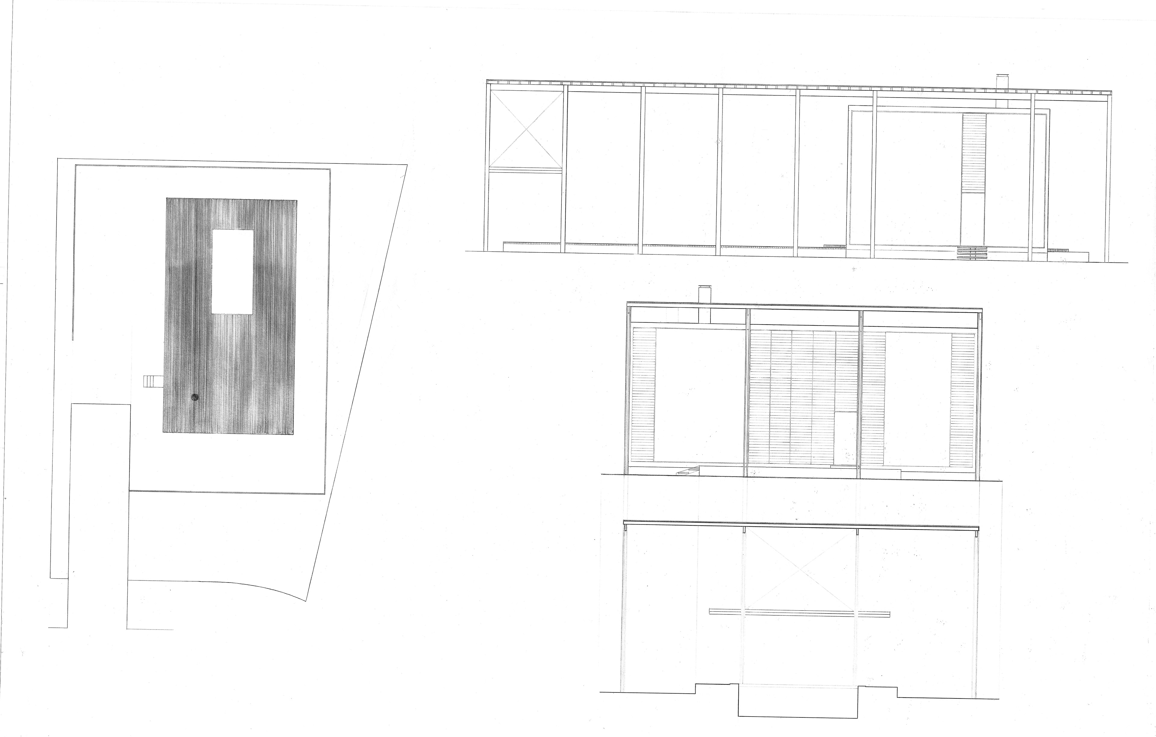 Site Plan, Section and Elevation Drawings