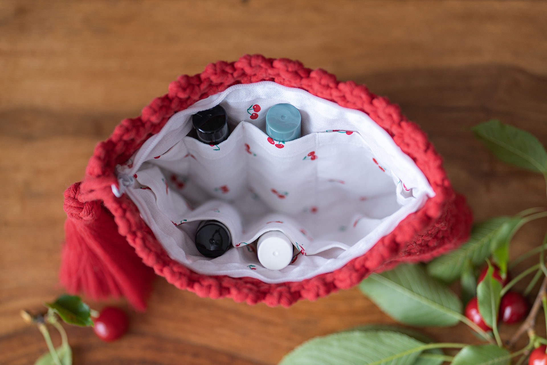 Kosmetiktasche "Cherry"