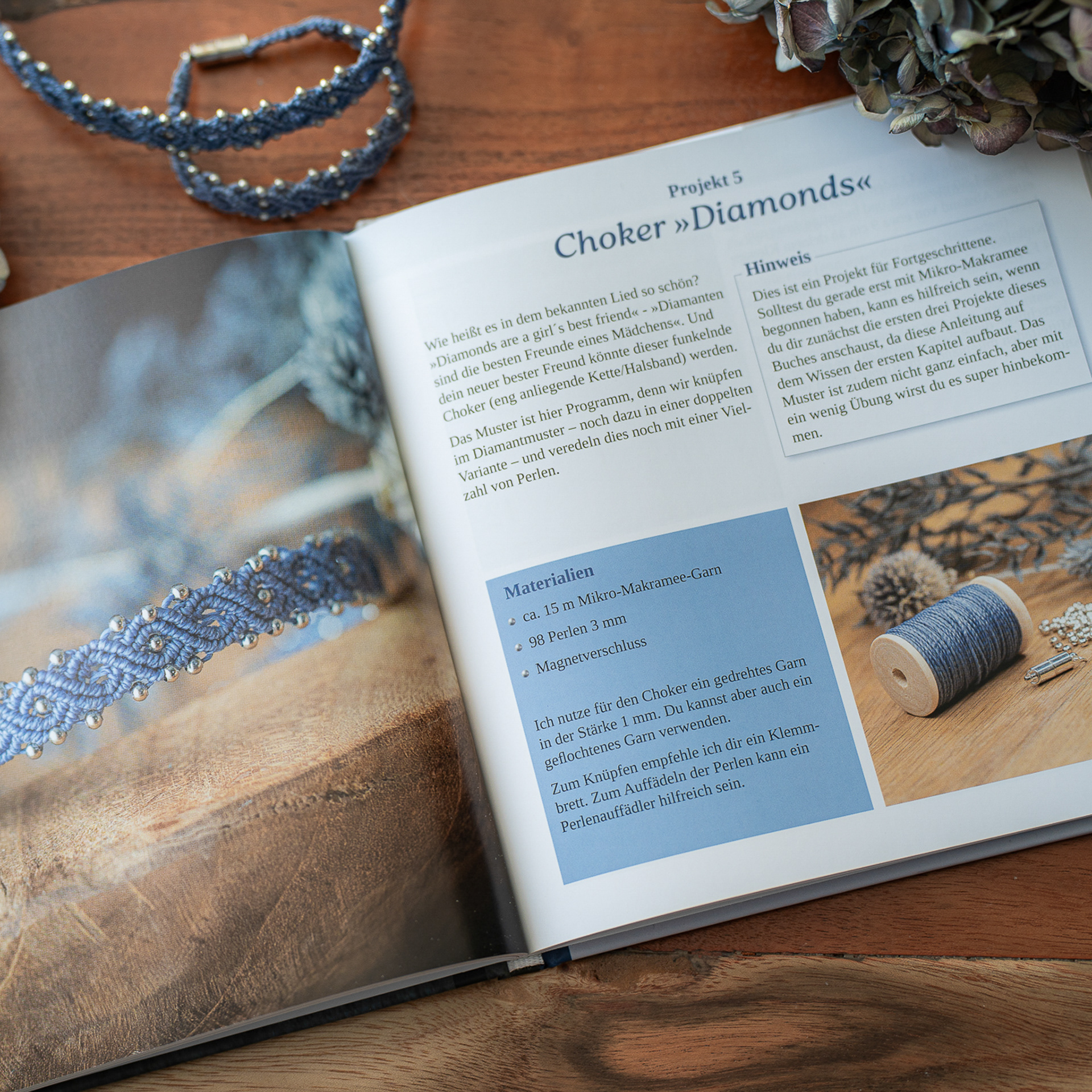 Kunstvoller Makramee-Schmuck