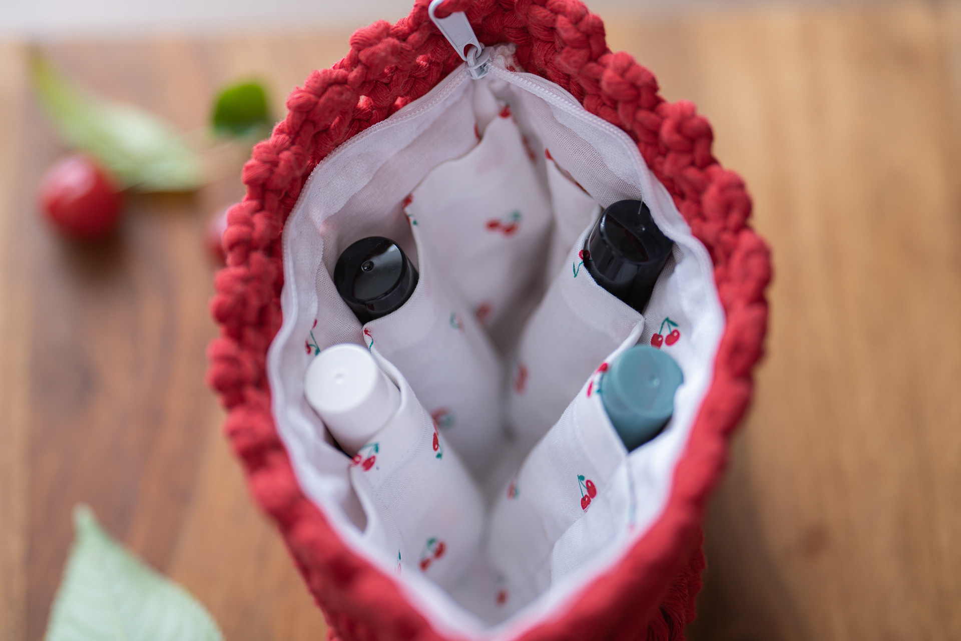 Kosmetiktasche "Cherry"