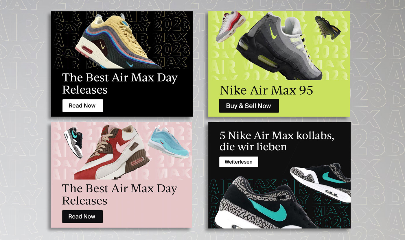 Air Max Day ReStockX 2023 - StockX Landing Pages