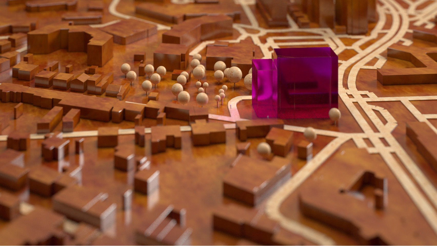 Maquette 3d quartier Jolimont