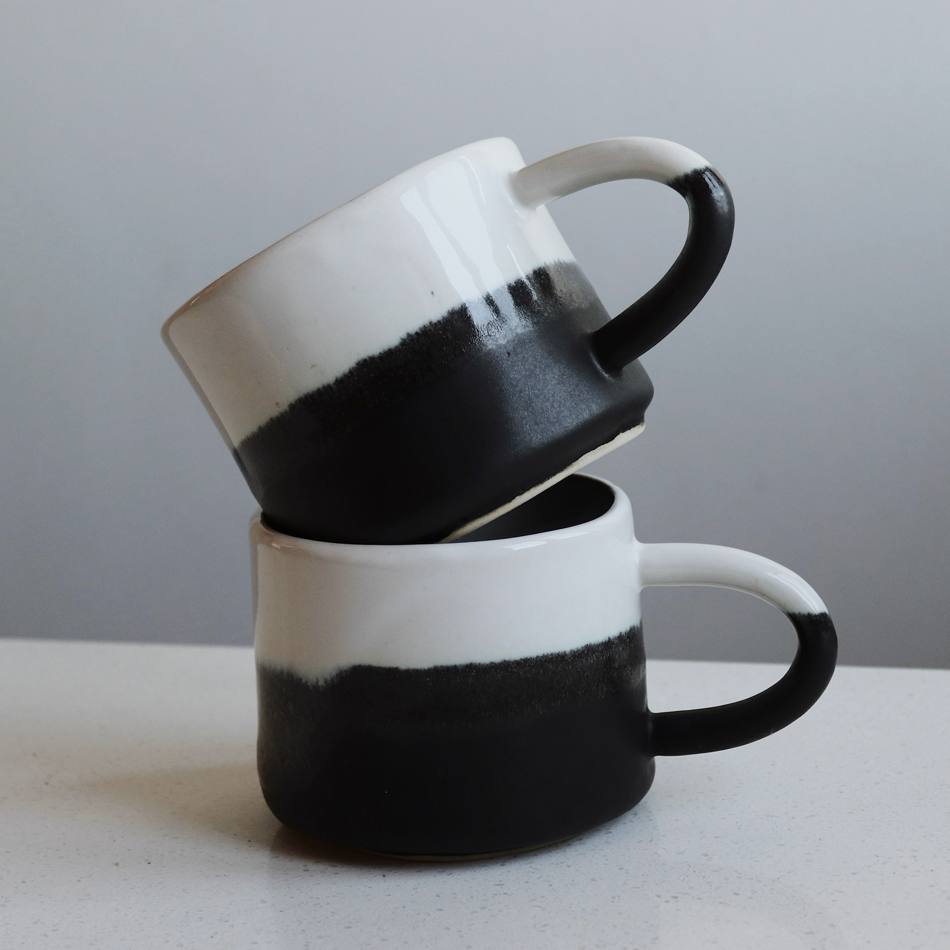 Set tazas bicolor 450 ml -  May.24