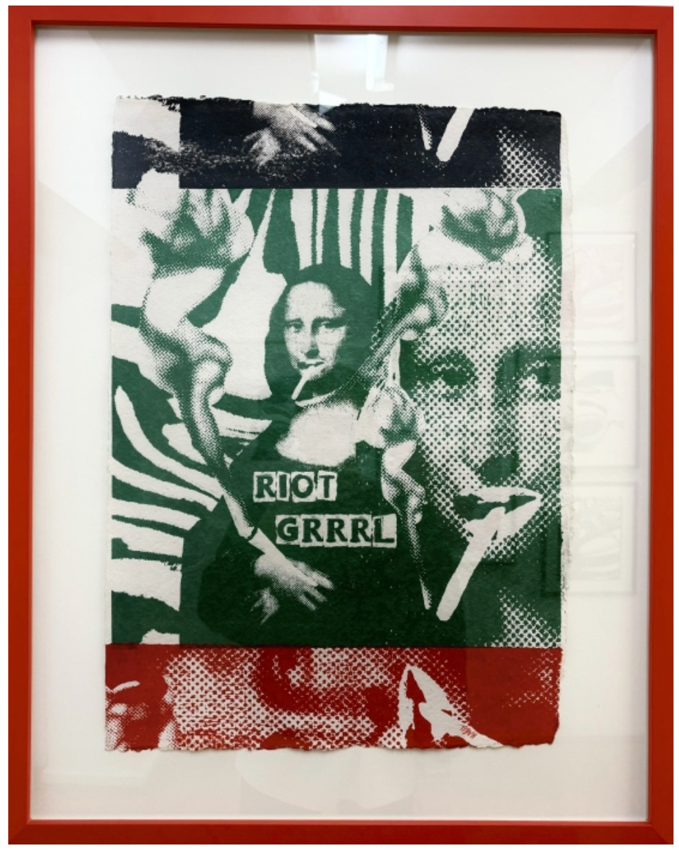 Framed Riot Grrrl Mona 