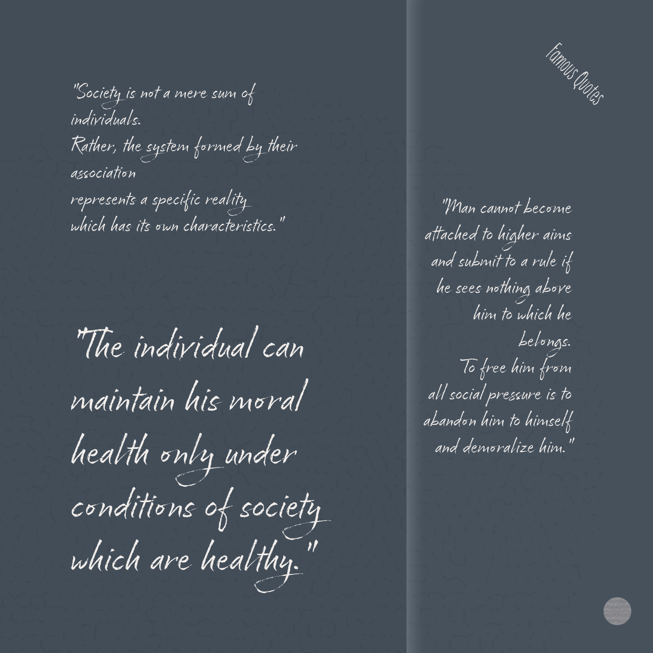Dudsies | Emile Durkheim | Quotes