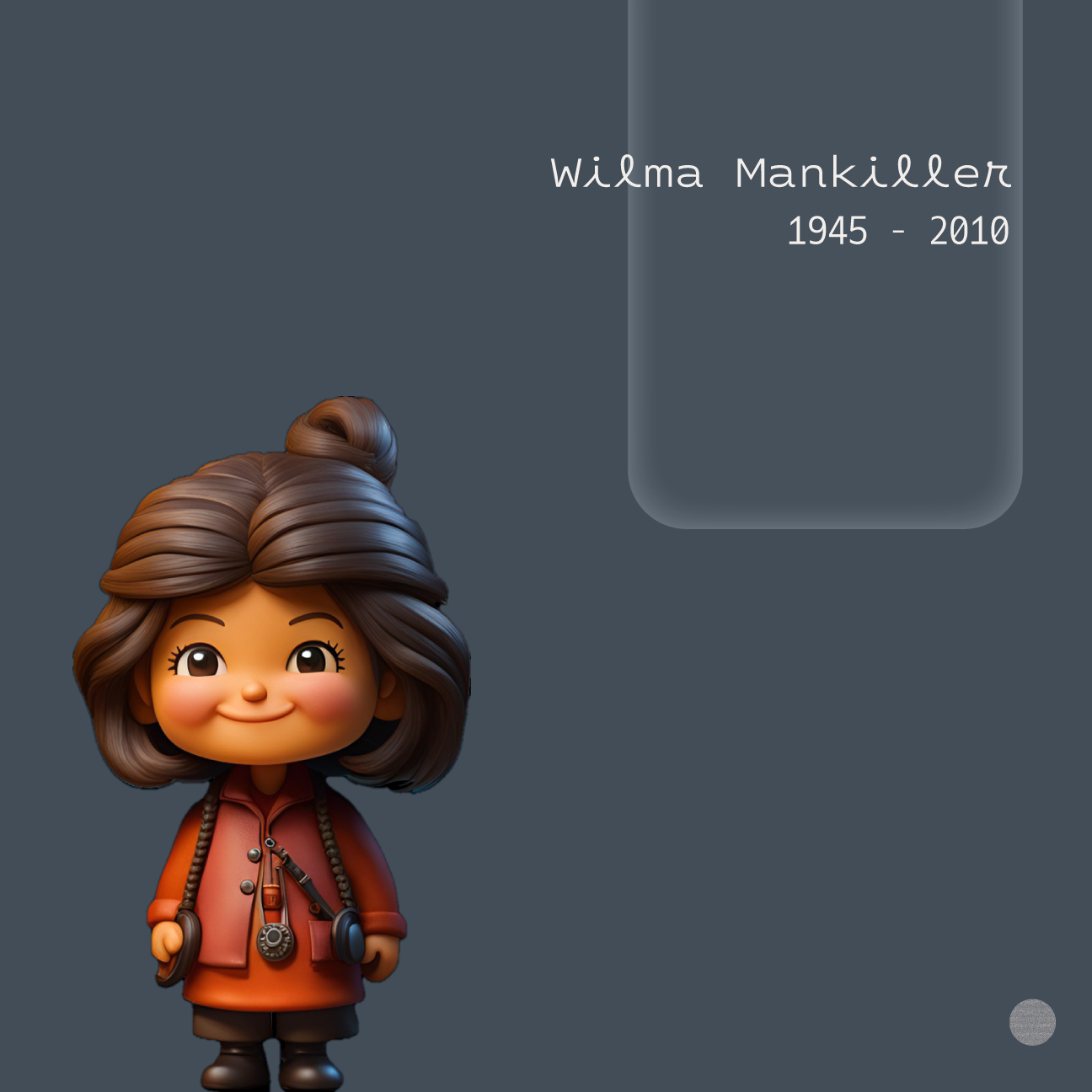Dudsies | Wilma Mankiller | Portrait