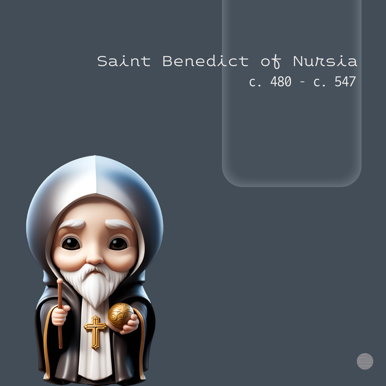 Dudsies | Saint Benedict of Nursia | Portrait