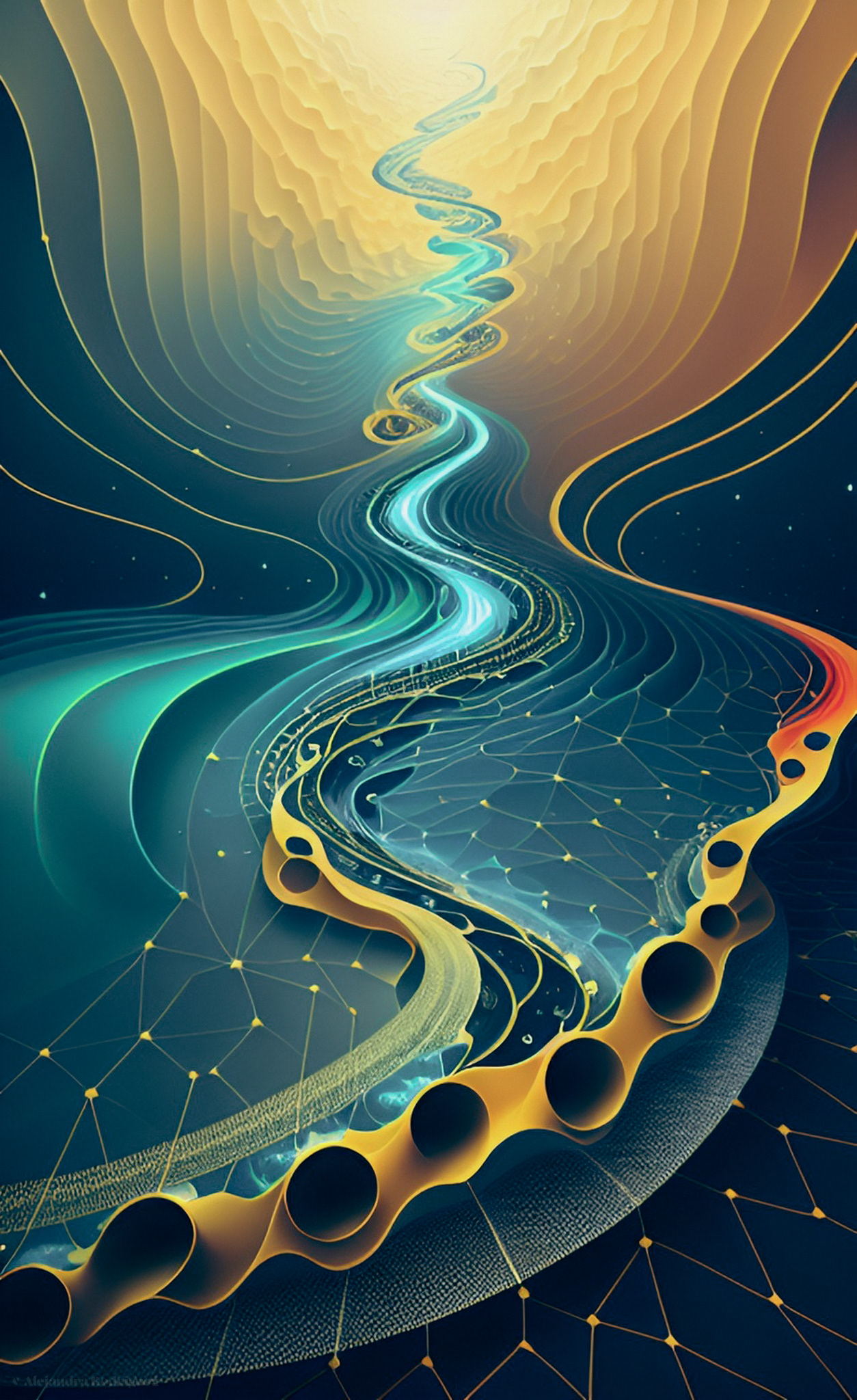 Cosmic Web | AI Artwork