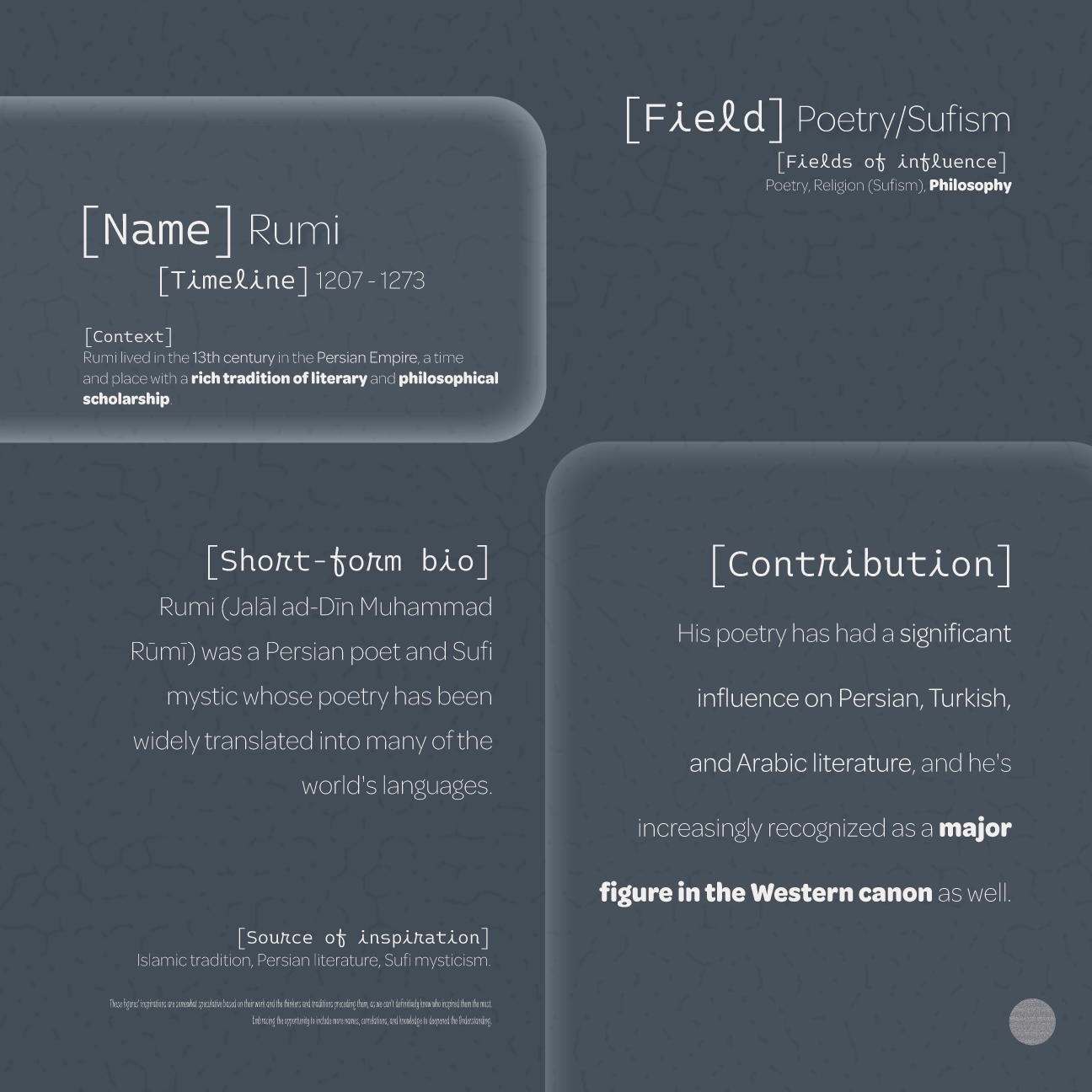 Dudsies | Rumi | Perspectives