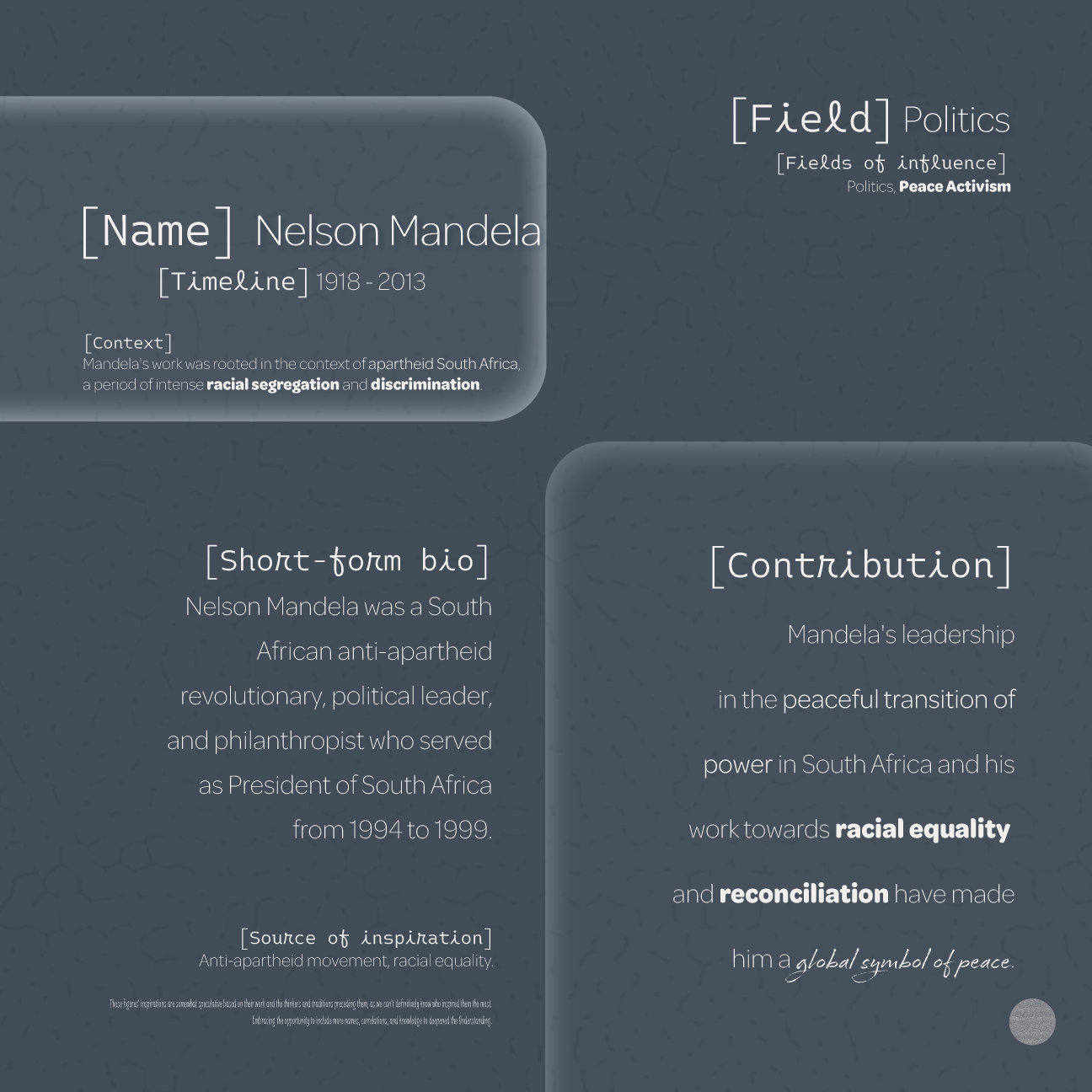 Dudsies | Nelson Mandela | Data