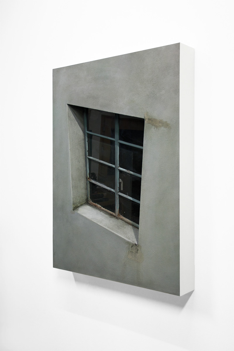 Staal Kozijn, 2010/2018. Mdf, Glas, Alkyd Verf, B.74 - H.100 - D.12 Cm.