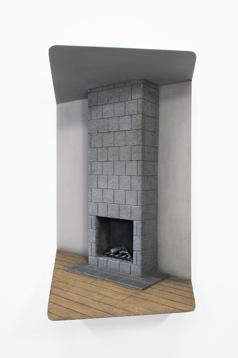 Eigen Haard, 2014/2015/2018. Mdf, Hout, Alkyd verf, B.20 – H.35 – D.10 cm.