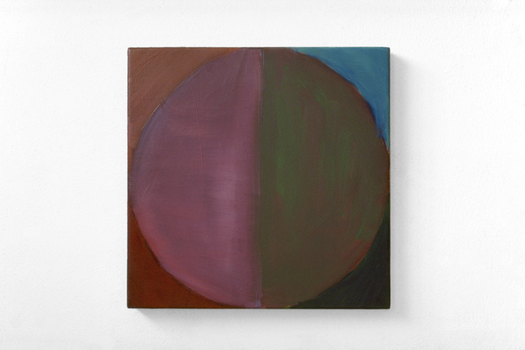 Z.T., 1988 Acrylverf en Olieverf op doek, H. 50 - B. 50 cm