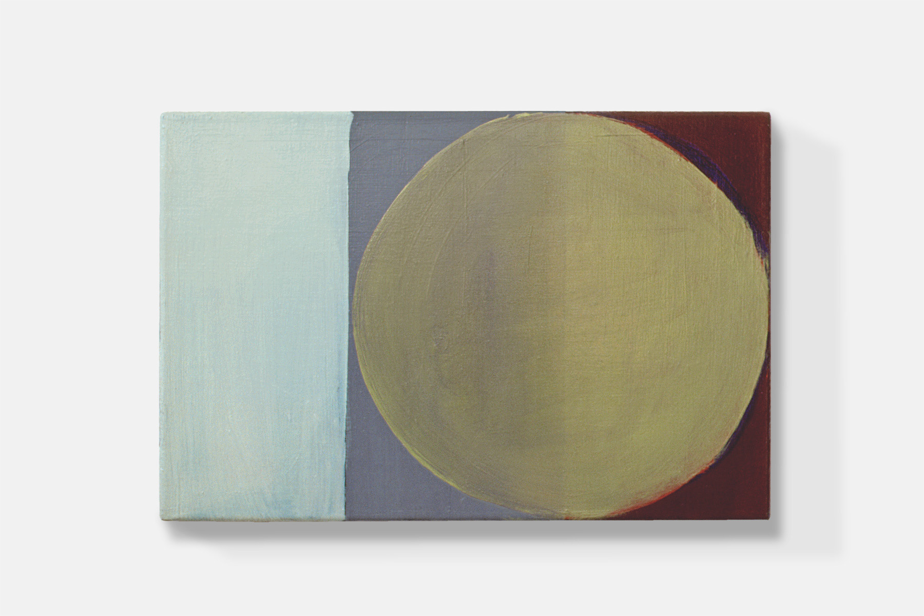 Z.T., 1988 Acrylverf en Olieverf op doek, H.25 - B.40 cm