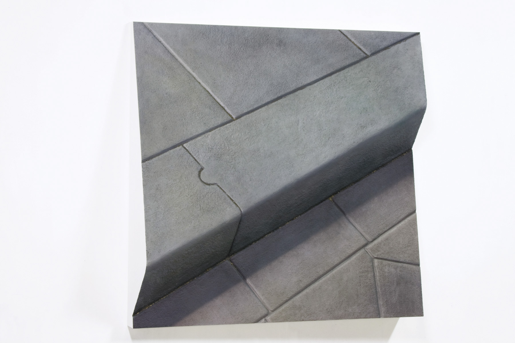 Stoep, 2010. Mdf, Hout, Alkyd Verf, B.112 - H.110 - D.25 Cm.