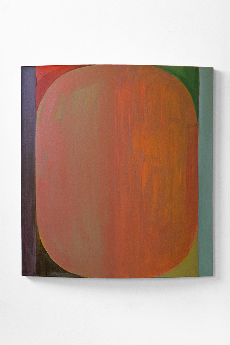 Z.T. 1990 Olieverf op doek op paneel, H. 140 - 130 cm