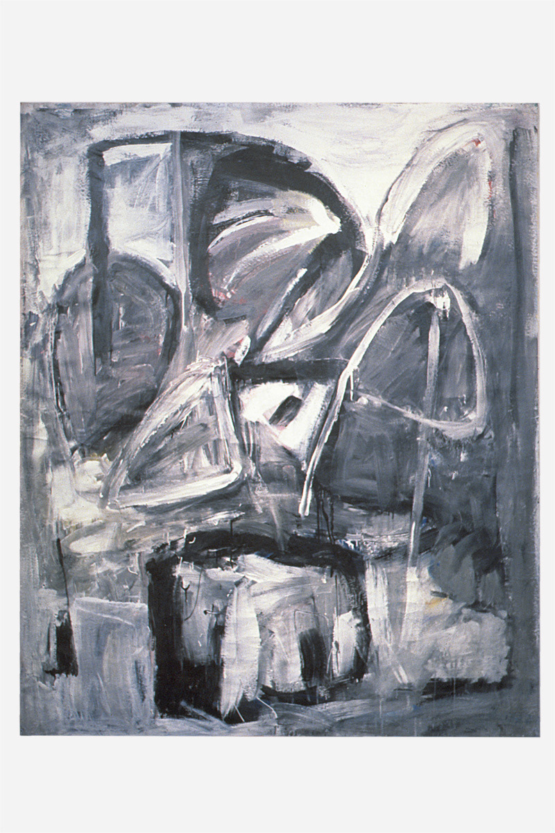 Z.T. 1983 Acrylverf op papier, B.100 - H.120 cm